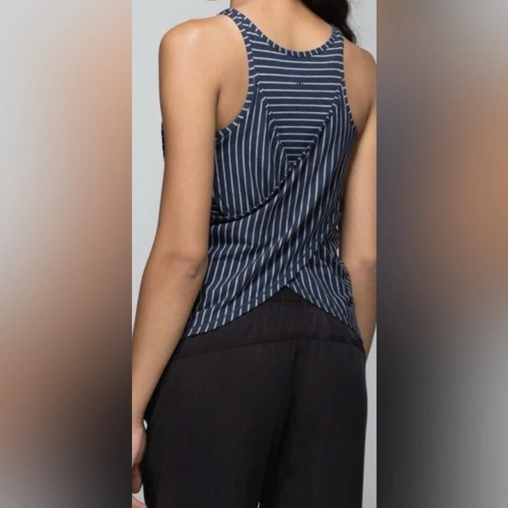 Lululemon Athletica . Asymmetrical Blue Tank Top